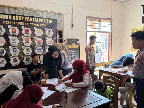 Pembuatan SKCK Membludak,Polres pesisir barat Pastikan berikan Layanan terbaik